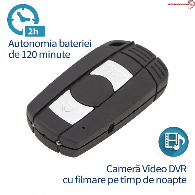 Telecomanda auto BMW camera video spion cu infrarosu 