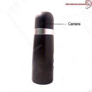 Camera spion mascata in butelie de apa penru sportivi