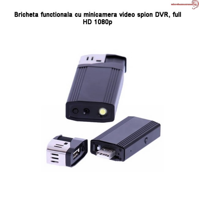 Mini camera FULL HD  spion integrata in bricheta functionala