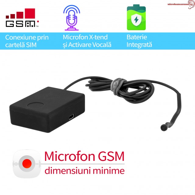 Microfon GSM  profesional ultraclear cu detectie vocala X-tend EAR1 